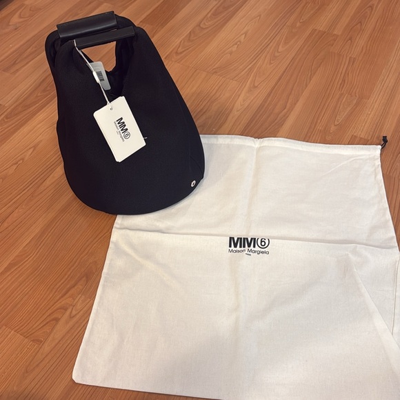 MM6 Maison Margiela Japanese mesh tote bag. Leather trim. Dust bag included. - Picture 5 of 14